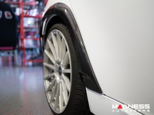 Alfa Romeo Giulia GTAm Style Rear Fenders Arch Set - Carbon Fiber